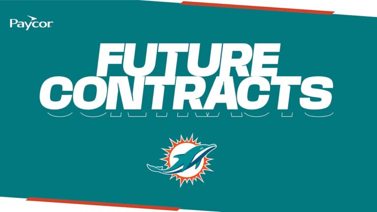 Miami Dolphins Sign 12 Players to Futures Contracts